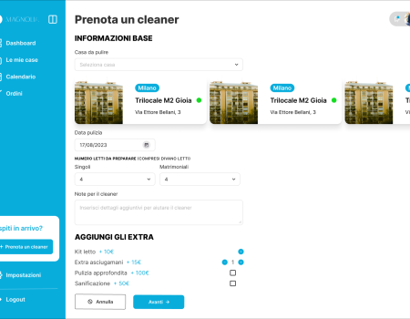 Prenota un cleaner 1